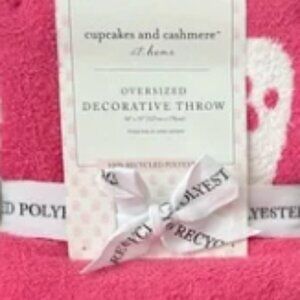 Cupcakes and Cashmere Pink Viral Ghost Blanket